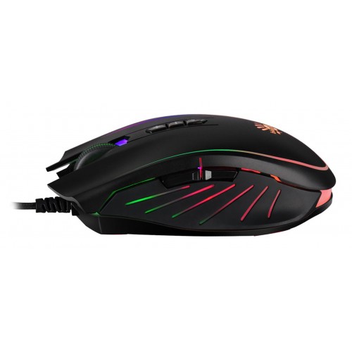 Мышь A4Tech Bloody Q81 Curve черный оптическая 3200dpi USB 7but (Q81)