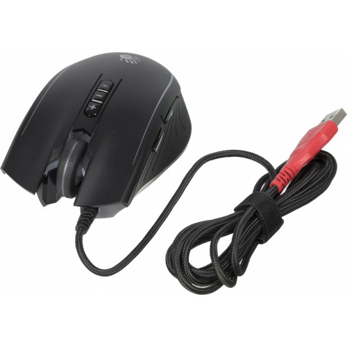 Мышь A4Tech Bloody Q81 Curve черный оптическая 3200dpi USB 7but (Q81)