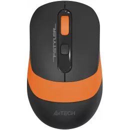 Мышь A4Tech Fstyler FG10S черный/оранжевый оптическая 2000dpi silent беспров. USB для ноутбука 4but (FG10S ORANGE)