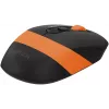 Мышь A4Tech Fstyler FG10S черный/оранжевый оптическая 2000dpi silent беспров. USB для ноутбука 4but (FG10S ORANGE)