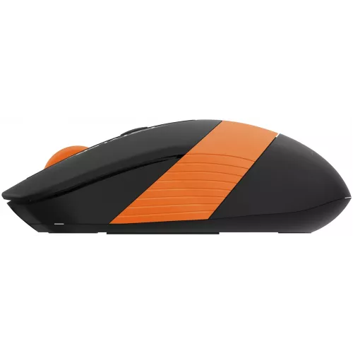 Мышь A4Tech Fstyler FG10S черный/оранжевый оптическая 2000dpi silent беспров. USB для ноутбука 4but (FG10S ORANGE)