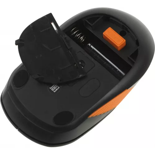 Мышь A4Tech Fstyler FG10S черный/оранжевый оптическая 2000dpi silent беспров. USB для ноутбука 4but (FG10S ORANGE)