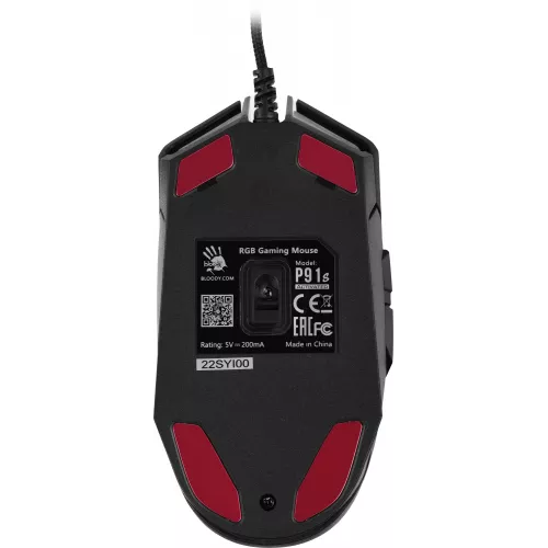Мышь A4Tech Bloody P91s черный оптическая 8000dpi USB 8but (P91S BLACK ACTIVATED)