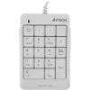 Числовой блок A4Tech FK13P белый USB slim для ноутбука (FK13P WHITE) кабель 1.5м