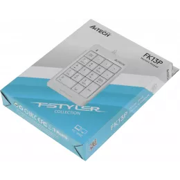 Числовой блок A4Tech FK13P белый USB slim для ноутбука (FK13P WHITE) кабель 1.5м