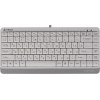 Клавиатура A4Tech FK11 белый USB slim (FK11 USB (WHITE)) кабель 1.5м