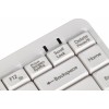 Клавиатура A4Tech FK11 белый USB slim (FK11 USB (WHITE)) кабель 1.5м