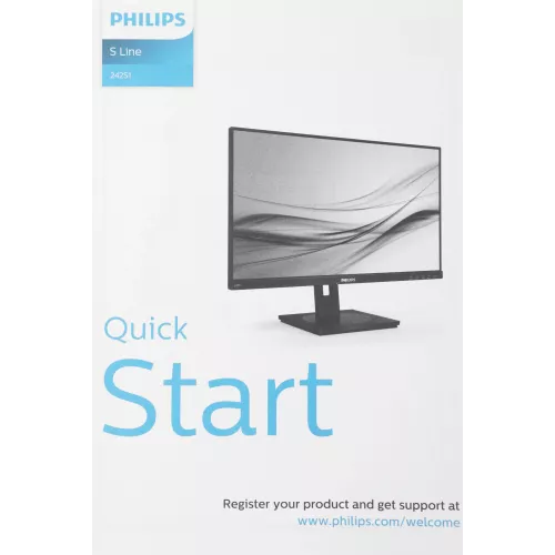 Монитор Philips 23.8" 242S1AE (00/01) черный IPS LED 16:9 DVI HDMI M/M матовая HAS Piv 1000:1 300cd 178гр/178гр 1920x1080 75Hz VGA DP FHD 4.83кг