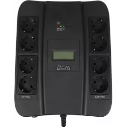Источник бесперебойного питания Powercom Spider SPD-750U LCD USB 450Вт 750ВА черный