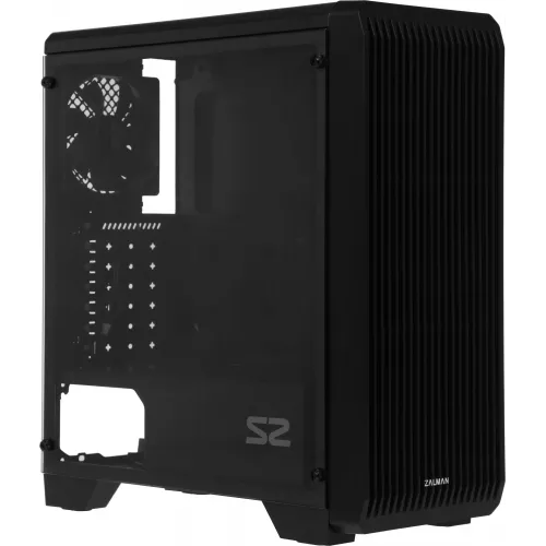 Корпус Zalman S2 TG черный без БП ATX 4x120mm 2xUSB2.0 1xUSB3.0 audio bott PSU