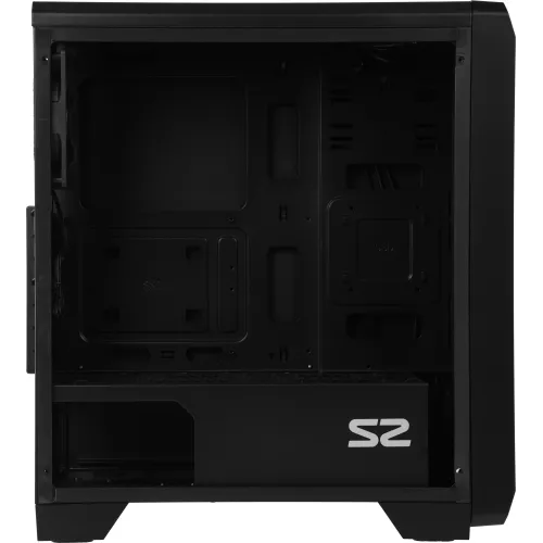 Корпус Zalman S2 TG черный без БП ATX 4x120mm 2xUSB2.0 1xUSB3.0 audio bott PSU