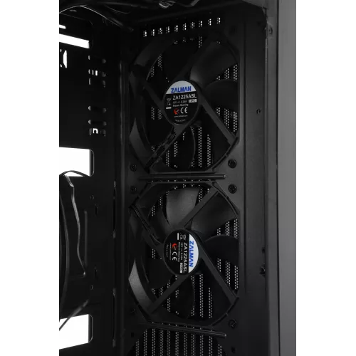 Корпус Zalman S2 TG черный без БП ATX 4x120mm 2xUSB2.0 1xUSB3.0 audio bott PSU