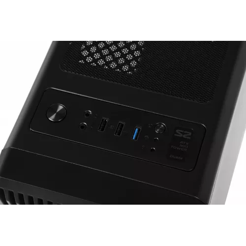 Корпус Zalman S2 TG черный без БП ATX 4x120mm 2xUSB2.0 1xUSB3.0 audio bott PSU