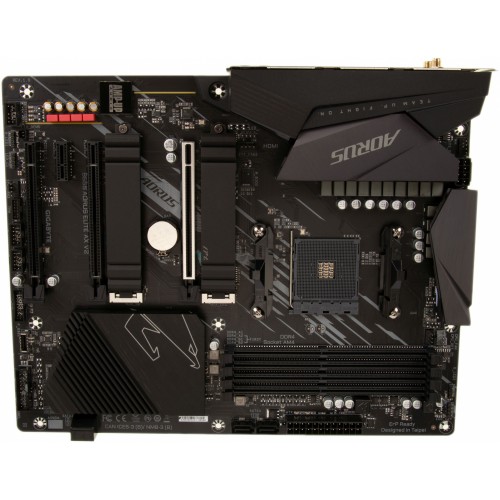 Материнская плата Gigabyte B550 AORUS ELITE AX V2 Soc-AM4 AMD B550 4xDDR4 ATX AC`97 8ch(7.1) 2.5Gg RAID+HDMI+DP