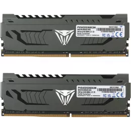 Память DDR4 2x16GB 3600MHz Patriot PVS432G360C8K Viper Steel RTL Gaming PC4-28800 CL18 DIMM 288-pin 1.35В single rank с радиатором Ret