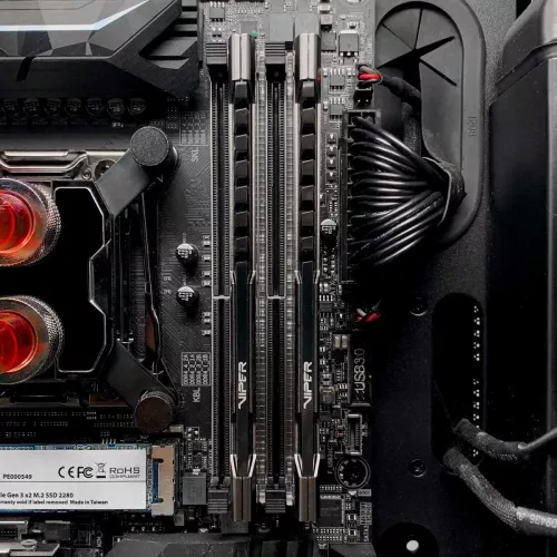 Память DDR4 2x16GB 3600MHz Patriot PVS432G360C8K Viper Steel RTL Gaming PC4-28800 CL18 DIMM 288-pin 1.35В single rank с радиатором Ret