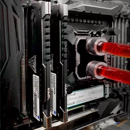 Память DDR4 2x16GB 3600MHz Patriot PVS432G360C8K Viper Steel RTL Gaming PC4-28800 CL18 DIMM 288-pin 1.35В single rank с радиатором Ret