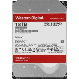 Жесткий диск WD SATA-III 18Tb WD181KFGX NAS Red Pro (7200rpm) 512Mb 3.5"