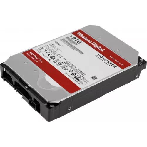 Жесткий диск WD SATA-III 18Tb WD181KFGX NAS Red Pro (7200rpm) 512Mb 3.5"