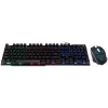 Клавиатура + мышь Оклик 400GMK клав:черный мышь:черный USB LED (1546779)