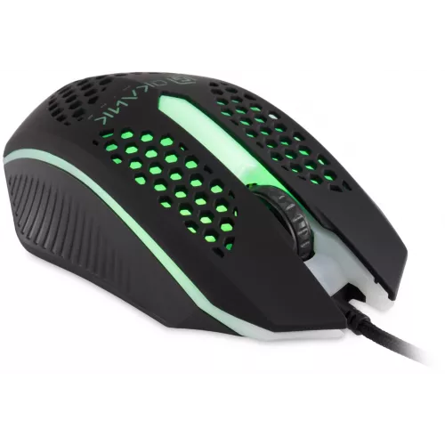 Клавиатура + мышь Оклик 400GMK клав:черный мышь:черный USB LED (1546779)