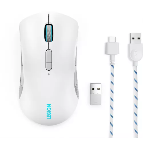 Мышь Lenovo Legion M600 белый оптическая 16000dpi беспров. BT/Radio USB 9but (GY51C96033)