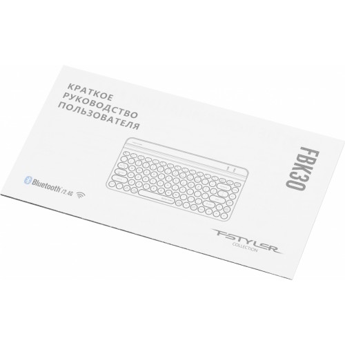 Клавиатура A4Tech FBK30 черный USB беспроводная BT/Radio slim Multimedia (FBK30 BLACK)