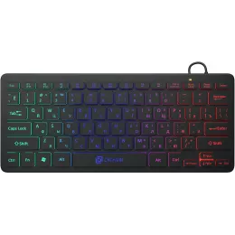 Клавиатура Оклик 300S черный USB slim LED (1696461) кабель 1.6м