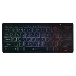 Клавиатура Оклик 300S черный USB slim LED (1696461) кабель 1.6м