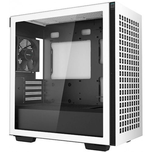 Корпус Deepcool CH370 белый без БП mATX 7x120mm 4x140mm 2xUSB3.0 audio bott PSU