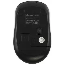 Мышь Оклик 310MW черный/красный оптическая 3200dpi беспров. USB для ноутбука 4but (1869093)