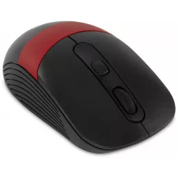 Мышь Оклик 310MW черный/красный оптическая 3200dpi беспров. USB для ноутбука 4but (1869093)