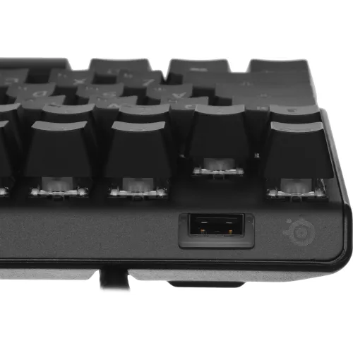 Клавиатура Steelseries Apex Pro механическая черный USB for gamer LED (подставка для запястий) (64626) кабель 1.8м
