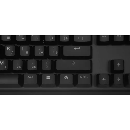 Клавиатура Steelseries Apex Pro механическая черный USB for gamer LED (подставка для запястий) (64626) кабель 1.8м