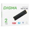 Накопитель SSD Digma PCIe 4.0 x4 2TB DGSM4002TM63T Meta M6 M.2 2280