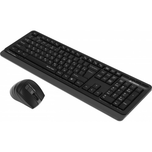 Клавиатура + мышь A4Tech Fstyler FGS1035Q клав:черный/серый мышь:черный/серый USB беспроводная Multimedia (FGS1035Q GREY)