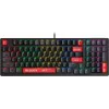 Клавиатура A4Tech S98 механическая красный/красный USB for gamer LED (S98 RED) кабель 1.8м