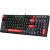 Клавиатура A4Tech S98 механическая красный/красный USB for gamer LED (S98 RED) кабель 1.8м