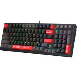 Клавиатура A4Tech S98 механическая красный/красный USB for gamer LED (S98 RED) кабель 1.8м