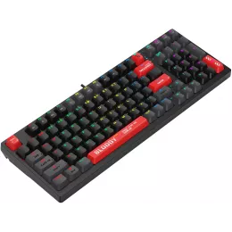 Клавиатура A4Tech S98 механическая красный/красный USB for gamer LED (S98 RED) кабель 1.8м