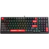 Клавиатура A4Tech S98 механическая красный/красный USB for gamer LED (S98 RED) кабель 1.8м