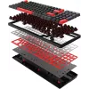 Клавиатура A4Tech S98 механическая красный/красный USB for gamer LED (S98 RED) кабель 1.8м