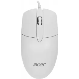 Мышь Acer OMW300 белый оптическая 1200dpi USB 3but (ZL.MCECC.01V)