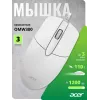 Мышь Acer OMW300 белый оптическая 1200dpi USB 3but (ZL.MCECC.01V)