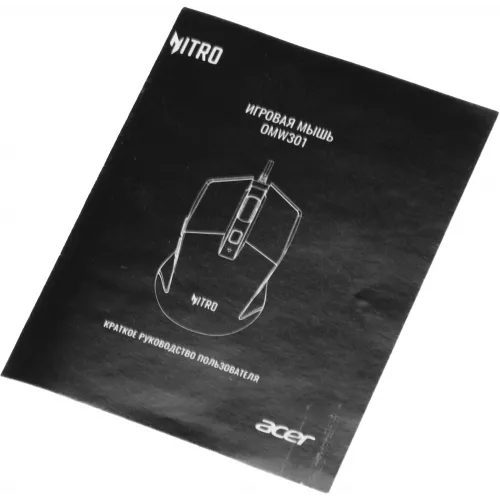 Мышь Acer Nitro OMW301 черный оптическая 7200dpi USB 6but (ZL.MCECC.024)