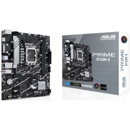 Материнская плата Asus PRIME B760M-K Soc-1700 Intel B760 2xDDR5 mATX AC`97 8ch(7.1) GbLAN RAID+VGA+HDMI