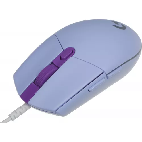 Мышь Logitech G102 LightSync сиреневый оптическая 8000dpi USB 6but (910-005857)