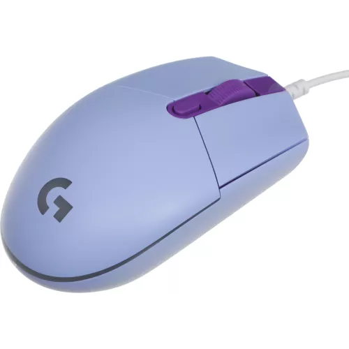 Мышь Logitech G102 LightSync сиреневый оптическая 8000dpi USB 6but (910-005857)