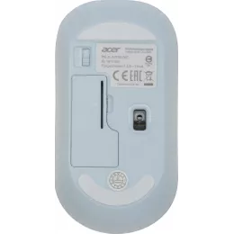 Клавиатура + мышь Acer OCC205 клав:белый/голубой мышь:белый/голубой USB беспроводная slim Multimedia (ZL.ACCEE.00C)