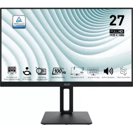 Монитор MSI 27" Pro MP271AP черный IPS LED 1ms 16:9 HDMI M/M матовая HAS Piv 300cd 178гр/178гр 1920x1080 100Hz VGA DP FHD 3.9кг